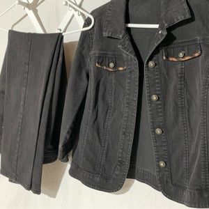 Two piece Chico jean set